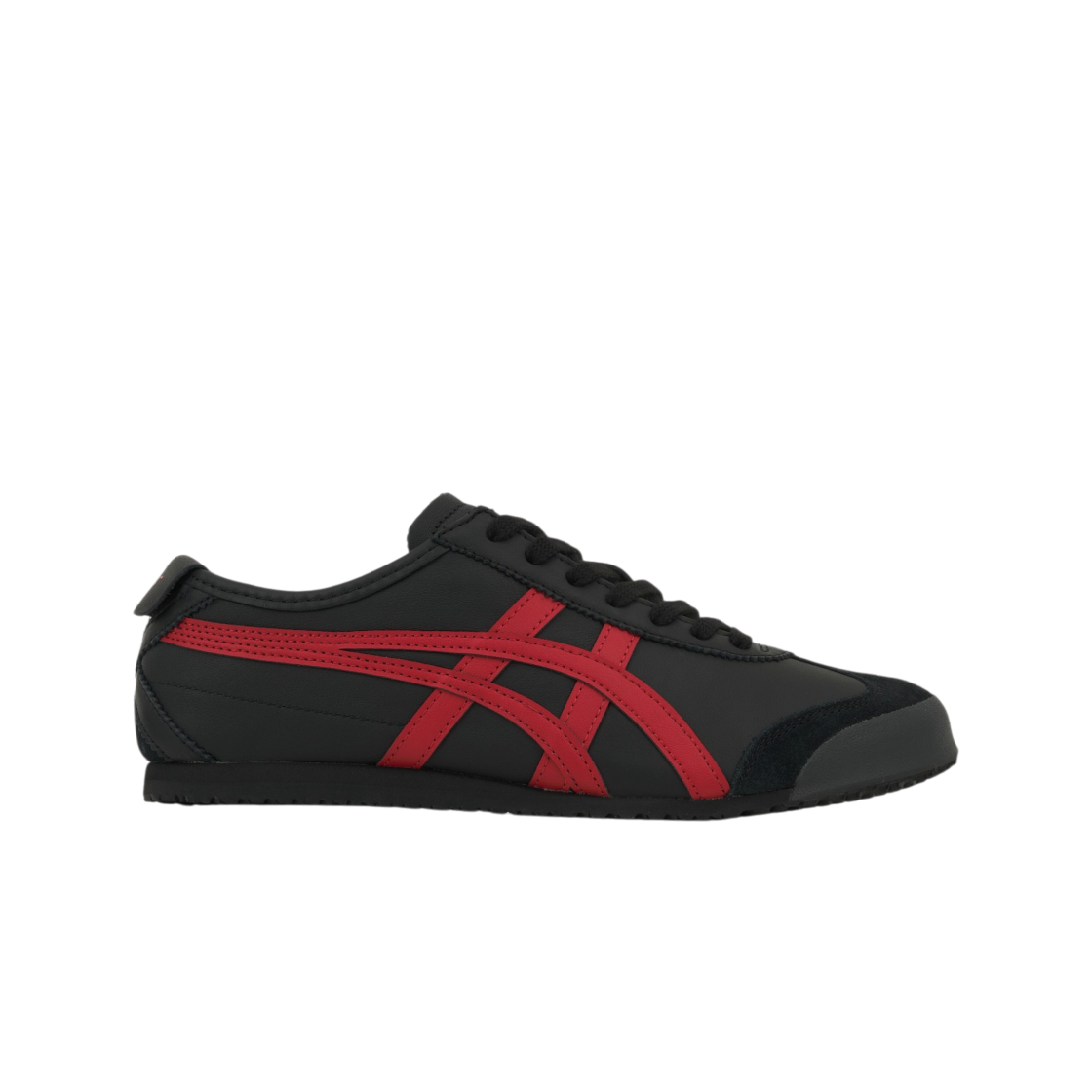 1183C102-004 Onitsuka Tiger Mexico 66 Black Classic Red