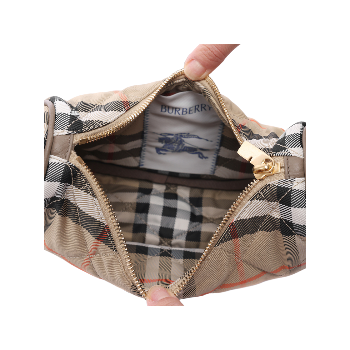 [15% 쿠폰] 버버리 홀스슈 크로스바디백 샌드 베이지([15% 쿠폰] Burberry Horseshoe Crossbody Bag Sand Beige) - 6