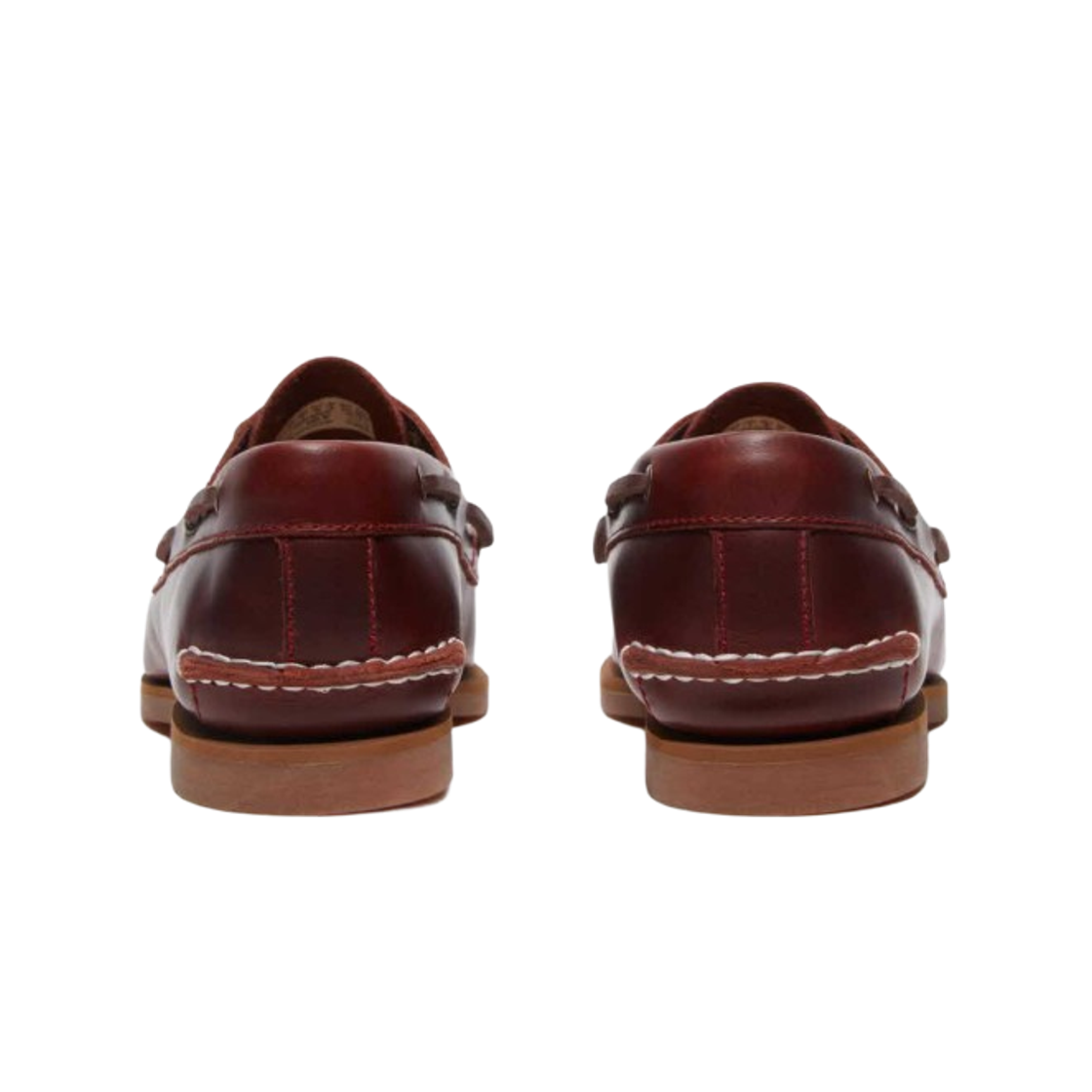 (W) 팀버랜드 클래식 2 아이 보트 슈즈 버건디((W) Timberland Classic 2-Eye Boat Shoes Burgundy) - 3