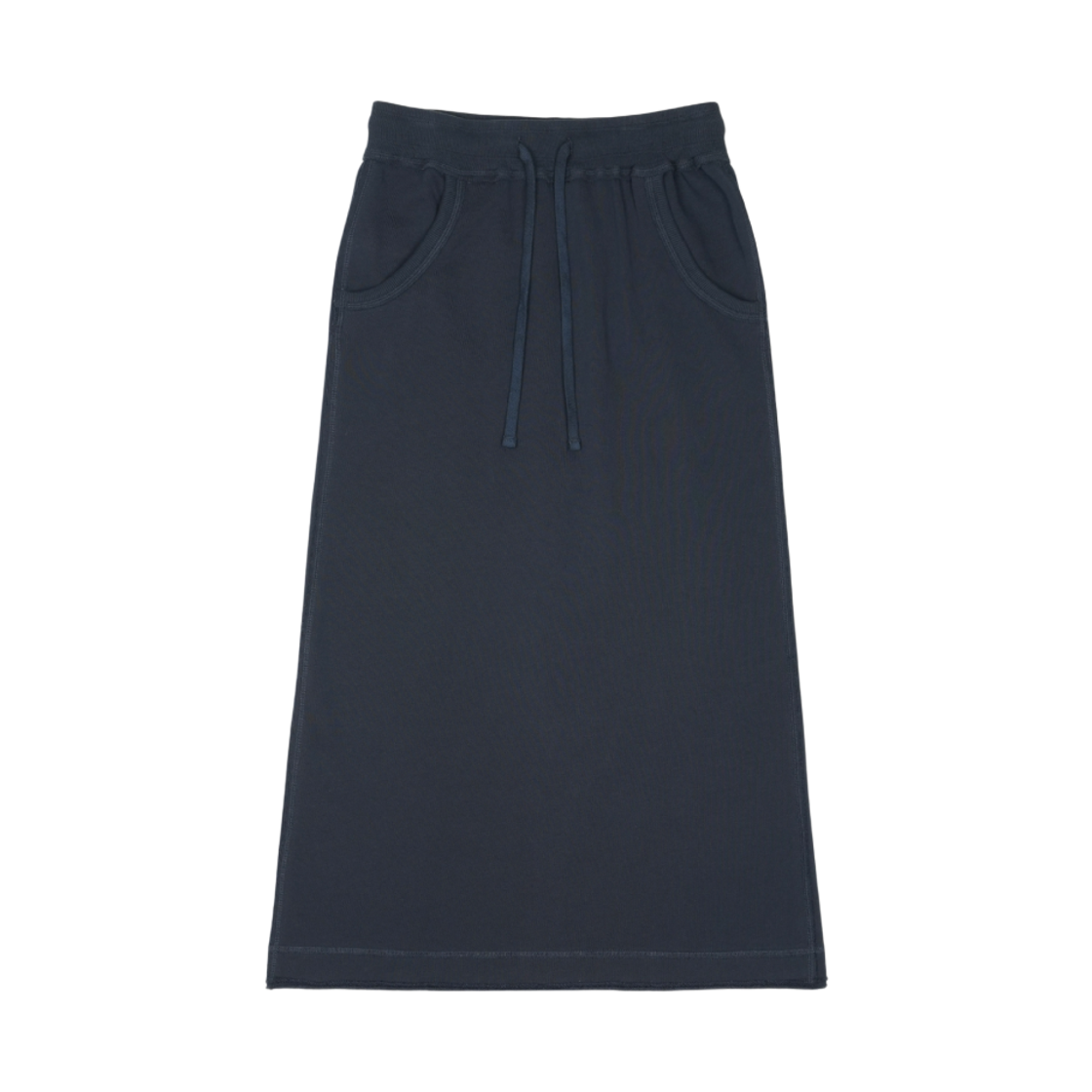 코이세이오 038 로우 엣지 롱 스커트 네이비(COYSEIO 038 Raw Edge Long Skirt Navy)