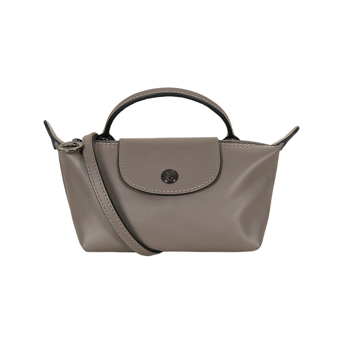 34205 987 P55 [15% 쿠폰] Longchamp Le Pliage Xtra XS Leahter Pouch Turtledove