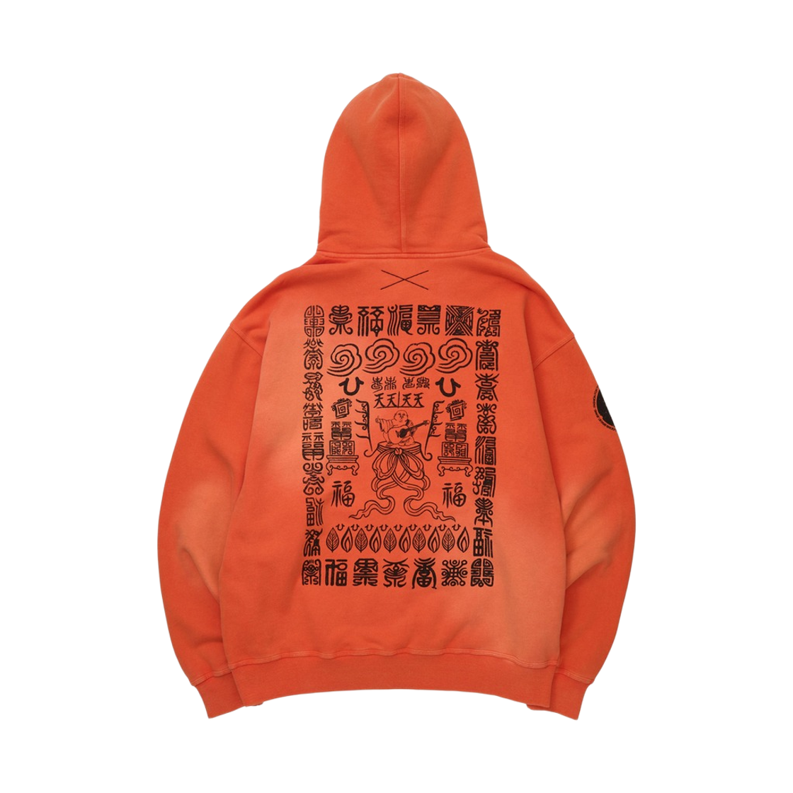 TRB4HDU302WOG True Religion Talisman Washed Hoodie - Washed Orange