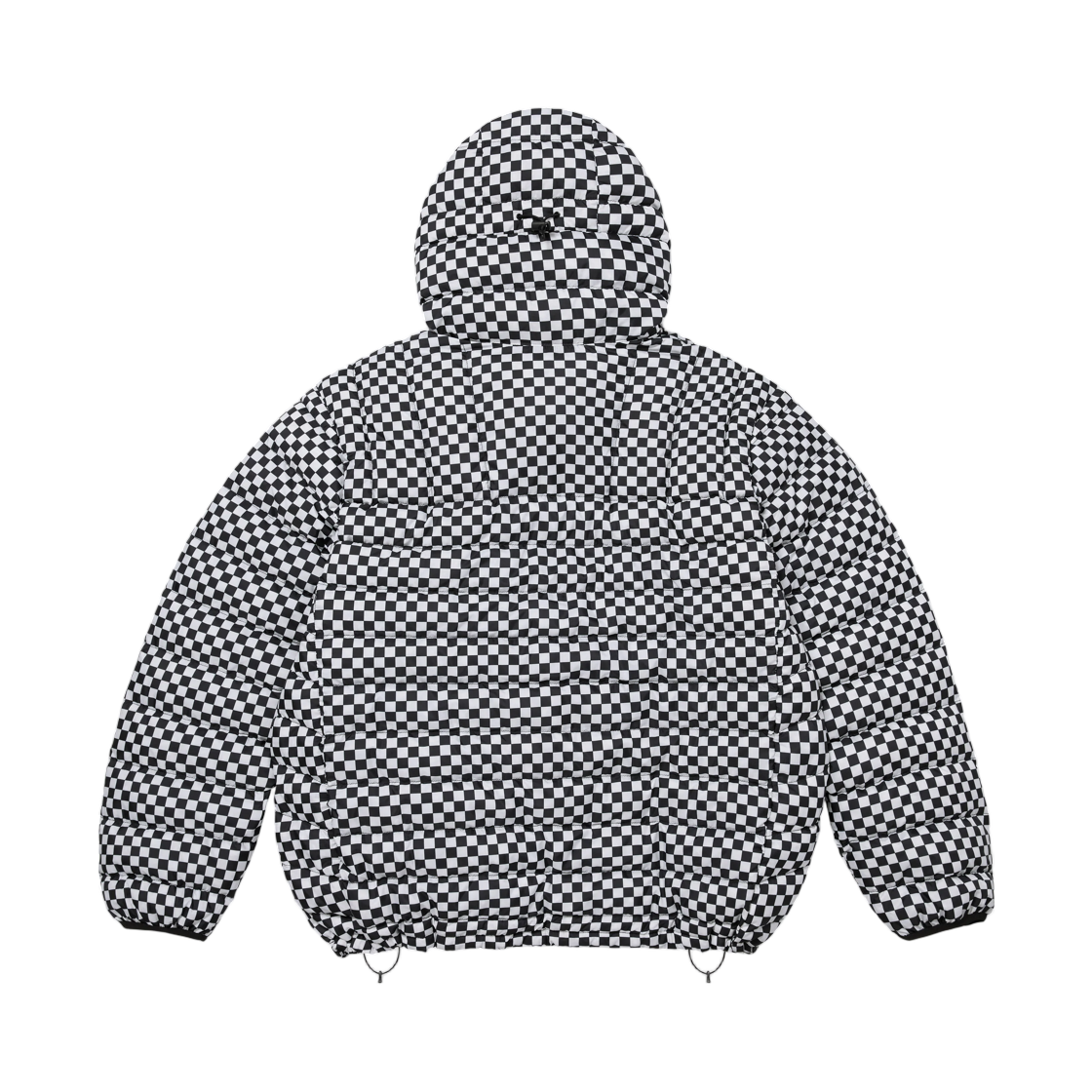 슈프림 마이크로 다운 하프 집 후드 풀오버 화이트 체커보드 - 26FW(Supreme Micro Down Half Zip Hooded Pullover White Checkerboard - 26FW) - 2