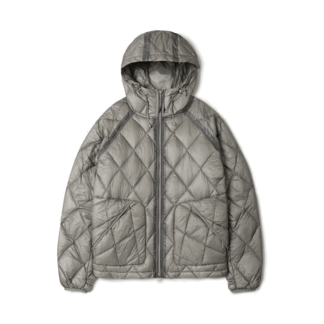 TMUAX26741GYL 24/7series Toray Airtastic 10denier Quilted Down Jacket Light Gray