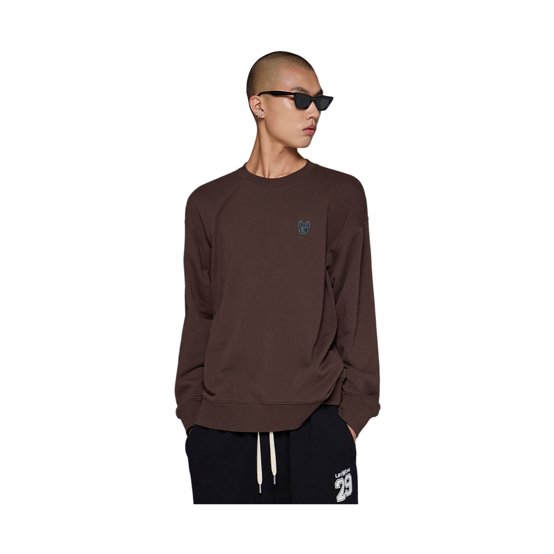 라이프워크 트윌 라독 와펜 맨투맨_LW253MT607(Lifework Twill Radog Wappen Sweatshirt_LW253MT607) - 3