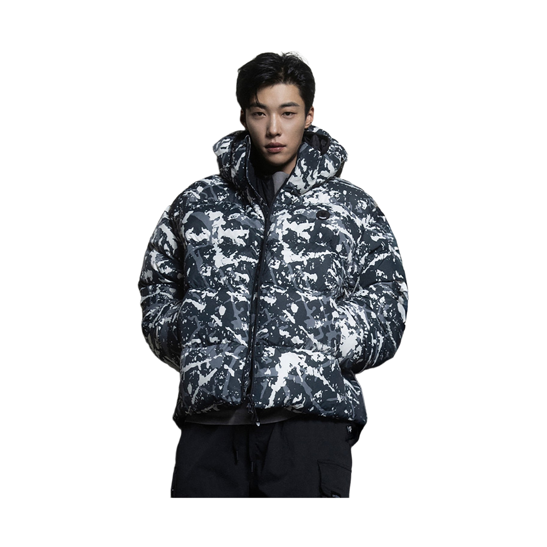 라이프워크 스노우 마블 후드 다운 점퍼_LW254DJ312(Jumper_LW254DJ312) - 3