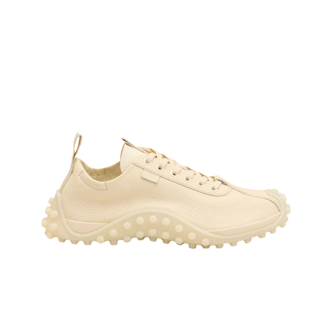 아미 화이트 카우 레더 미라지 스니커즈 아이보리(AMI White Cow Leather Mirage Sneakers Ivory)