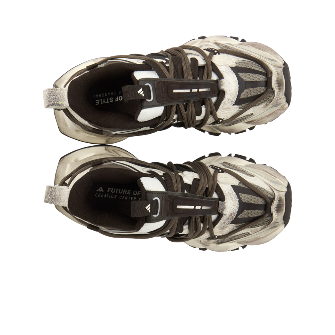 아디다스 XLG 러너 디럭스 2.0 오프 화이트 오로라 커피(Adidas XLG Runner Deluxe 2.0 Off White Aurora Coffee) - 2