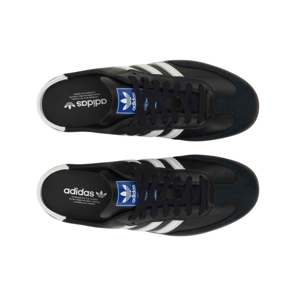 (W) 아디다스 삼바 OG 뮬 코어 블랙 클라우드 화이트((W) Adidas Samba OG Mule Core Black Cloud White) - 5