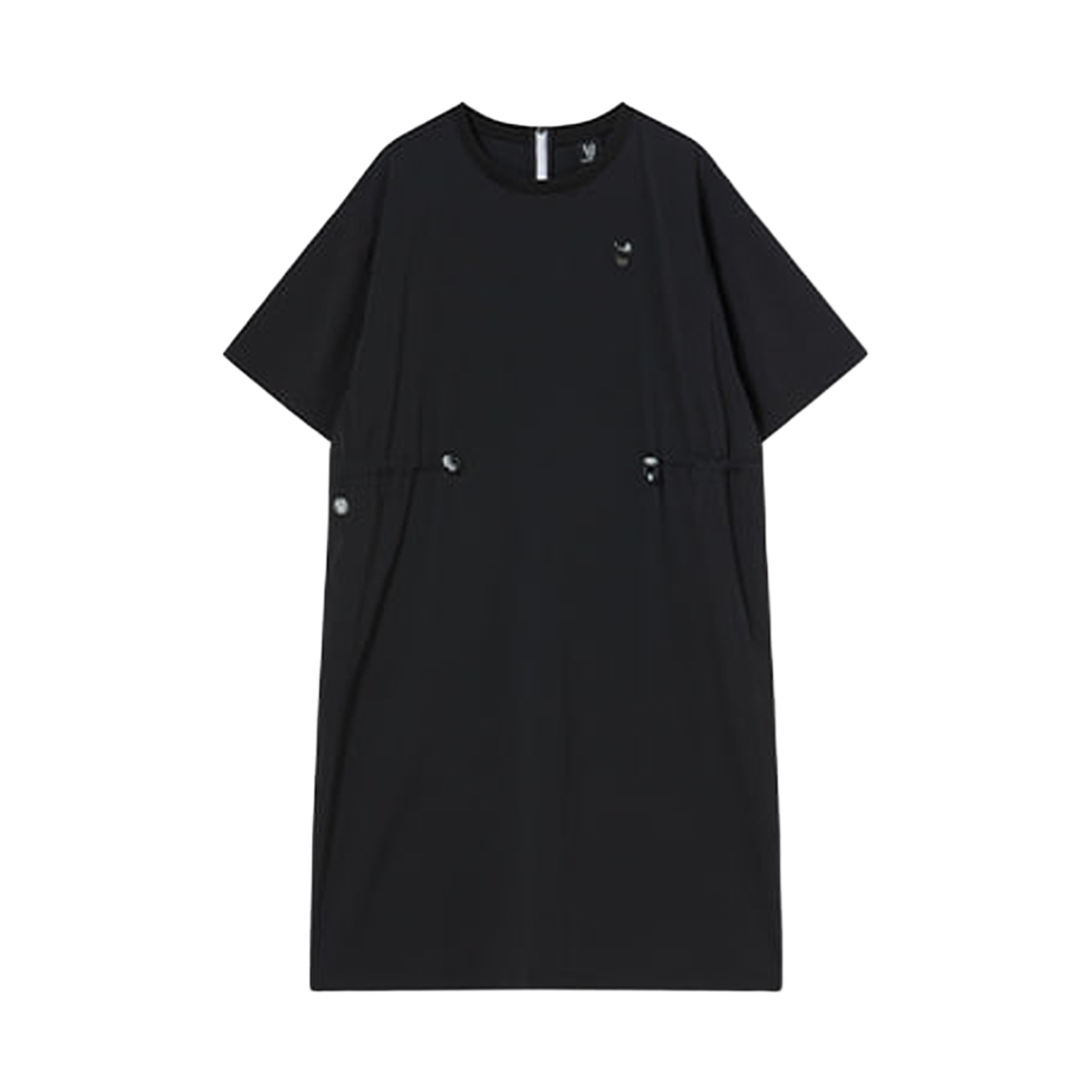 LW252OP873 Lifework Typical Venom Short-Sleeve Long Dress_LW252OP873