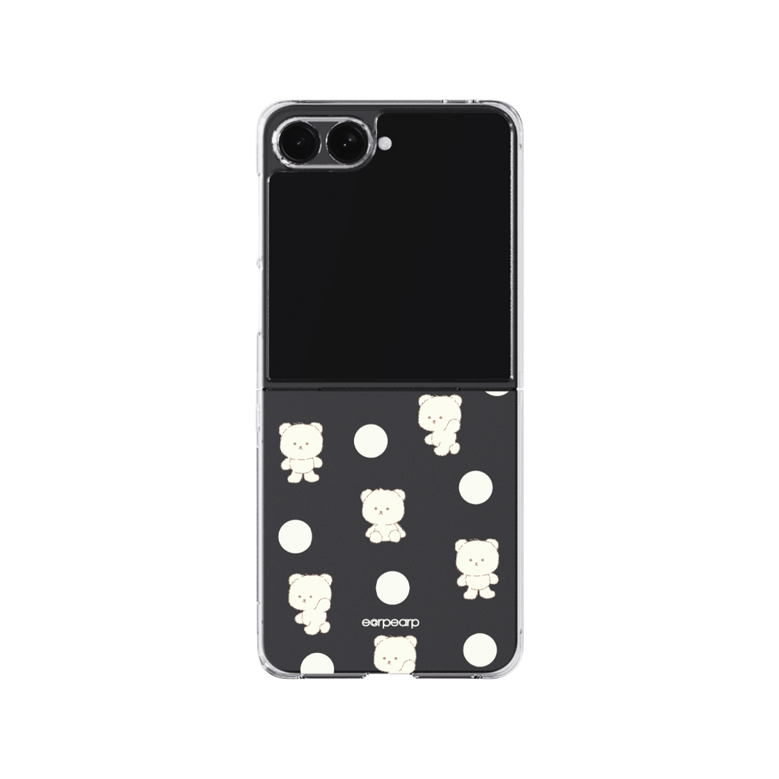 어프어프 티니 코비 갤럭시 Z플립 클리어하드 케이스(EARPEARP Tiny Covy Galaxy Z Flip Clear Hard Case)
