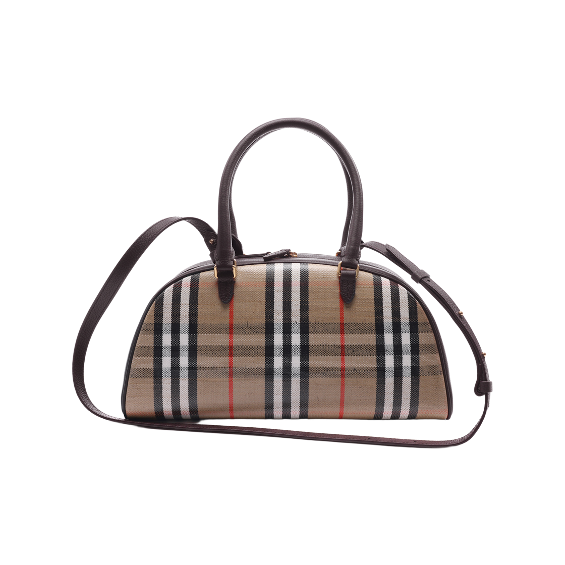[15% 쿠폰] 버버리 하이랜드 볼링 토트백 샌드 베이지([15% 쿠폰] Burberry Highland Bowling Tote Bag Sand Beige) - 4