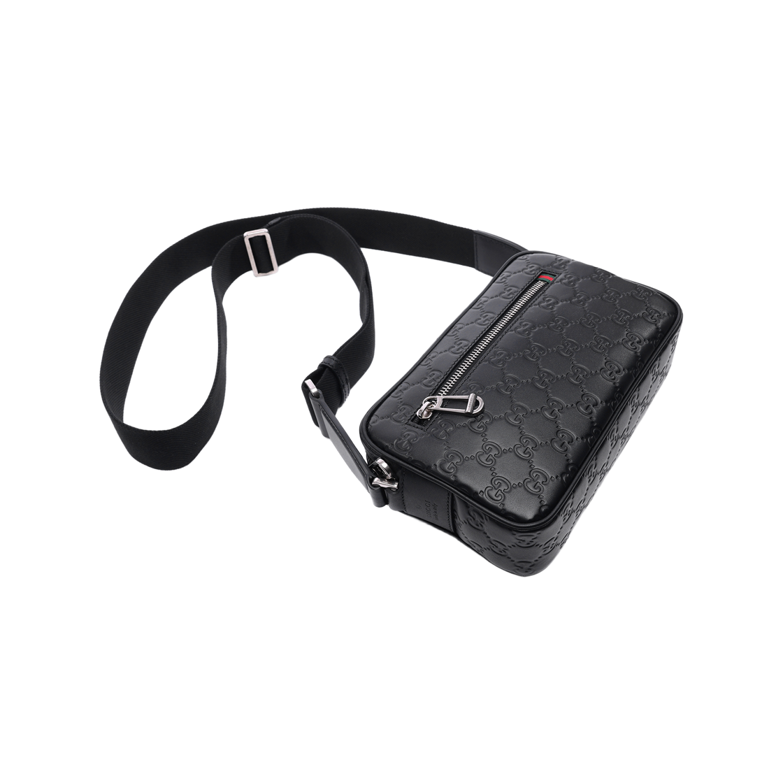 [15% 쿠폰] 구찌 GG 엠블럼 스몰 크로스바디백 블랙([15% 쿠폰] Gucci GG Emblem Small Crossbody Bag Black) - 5