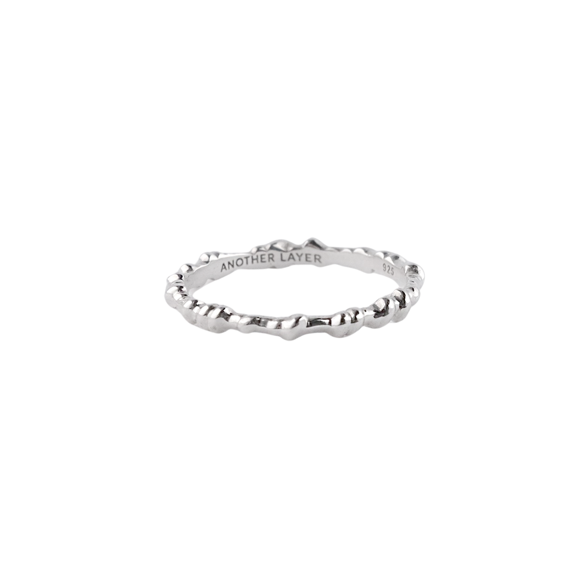 AL18 Another Layer Shimmer Wave Ring Silver