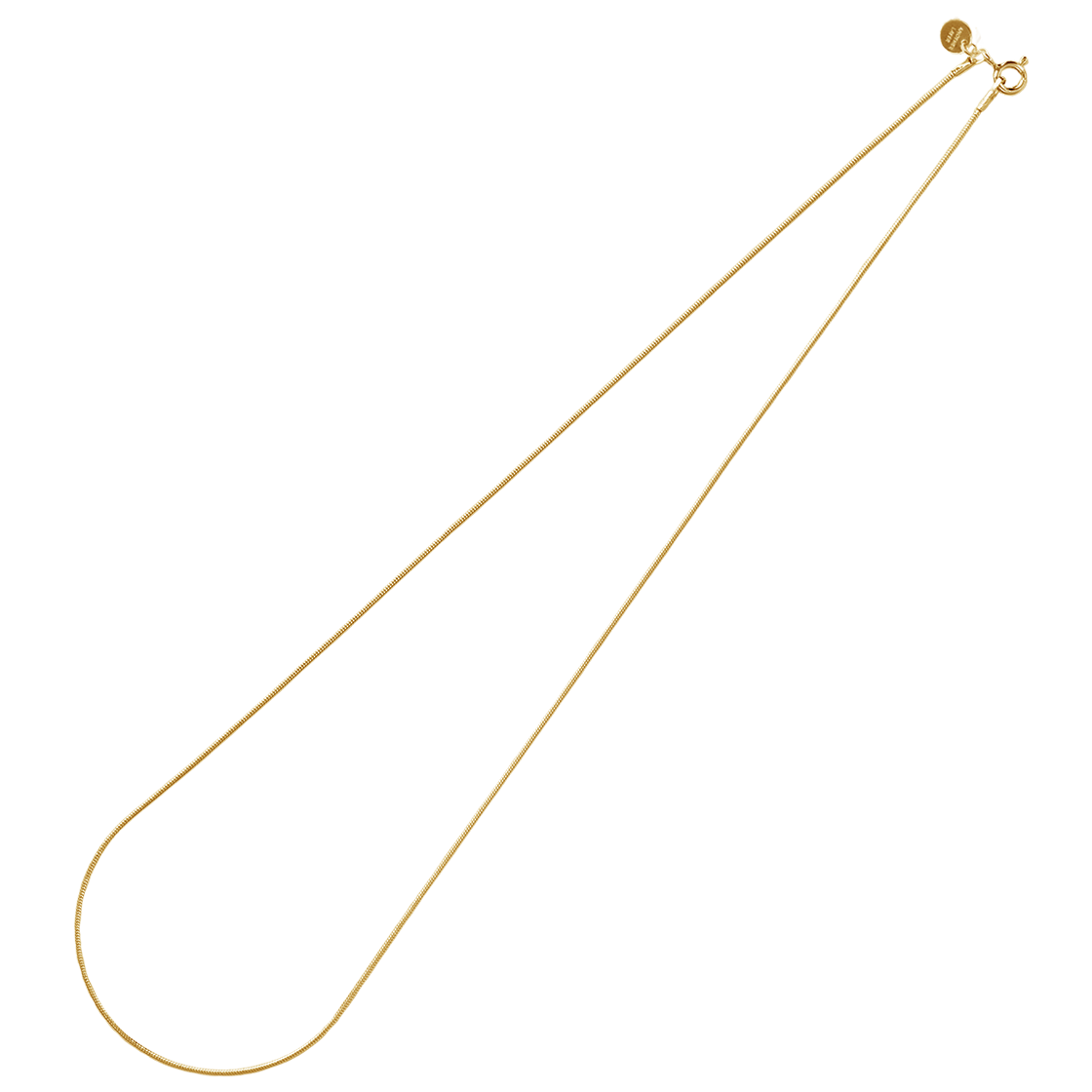 AL77 Another Layer Slim Line Necklace Gold