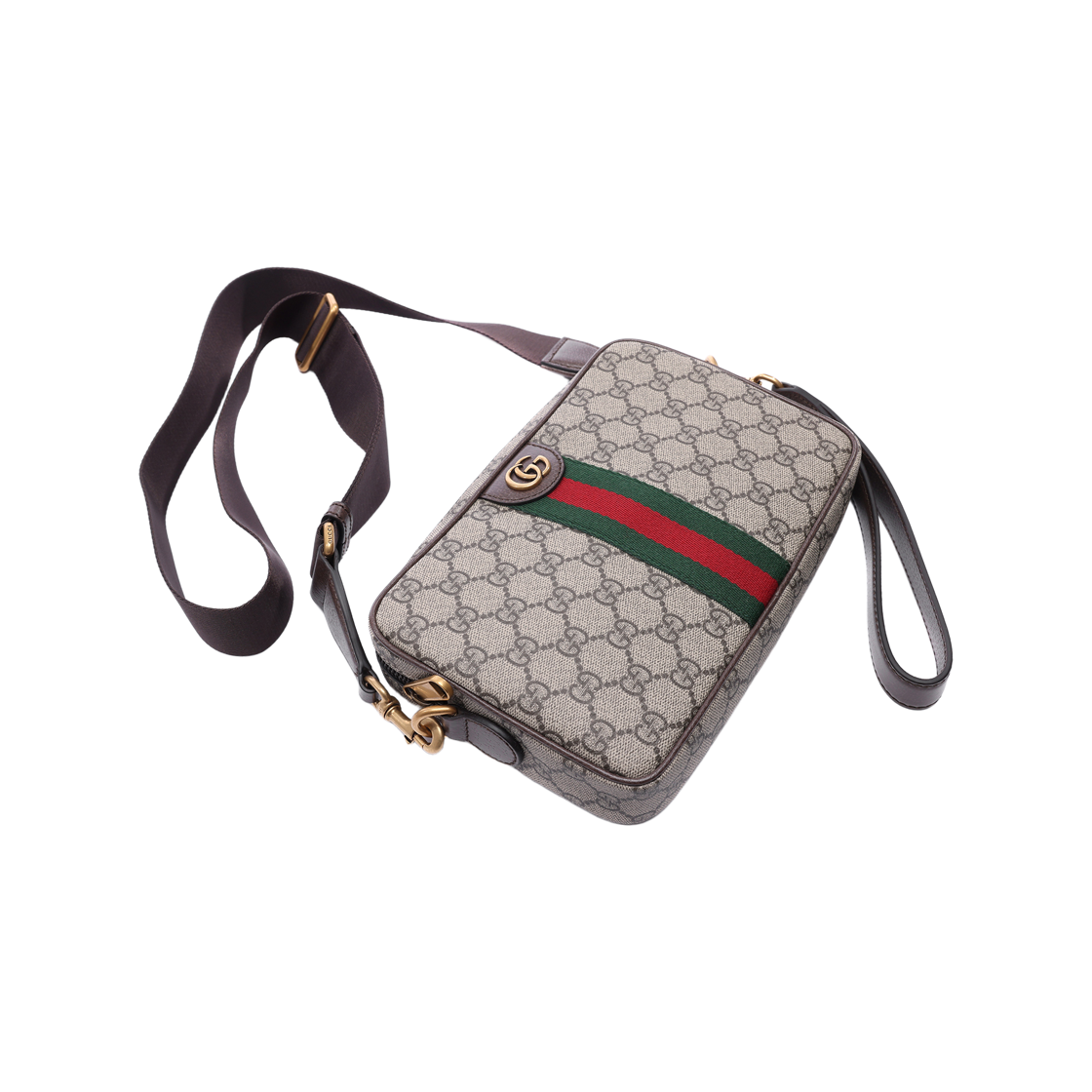 [15% 쿠폰] 구찌 오피디아 스몰 크로스바디백 베이지 다크 브라운([15% 쿠폰] Gucci Ophidia Small Crossbody Bag Beige Dark Brown) - 5