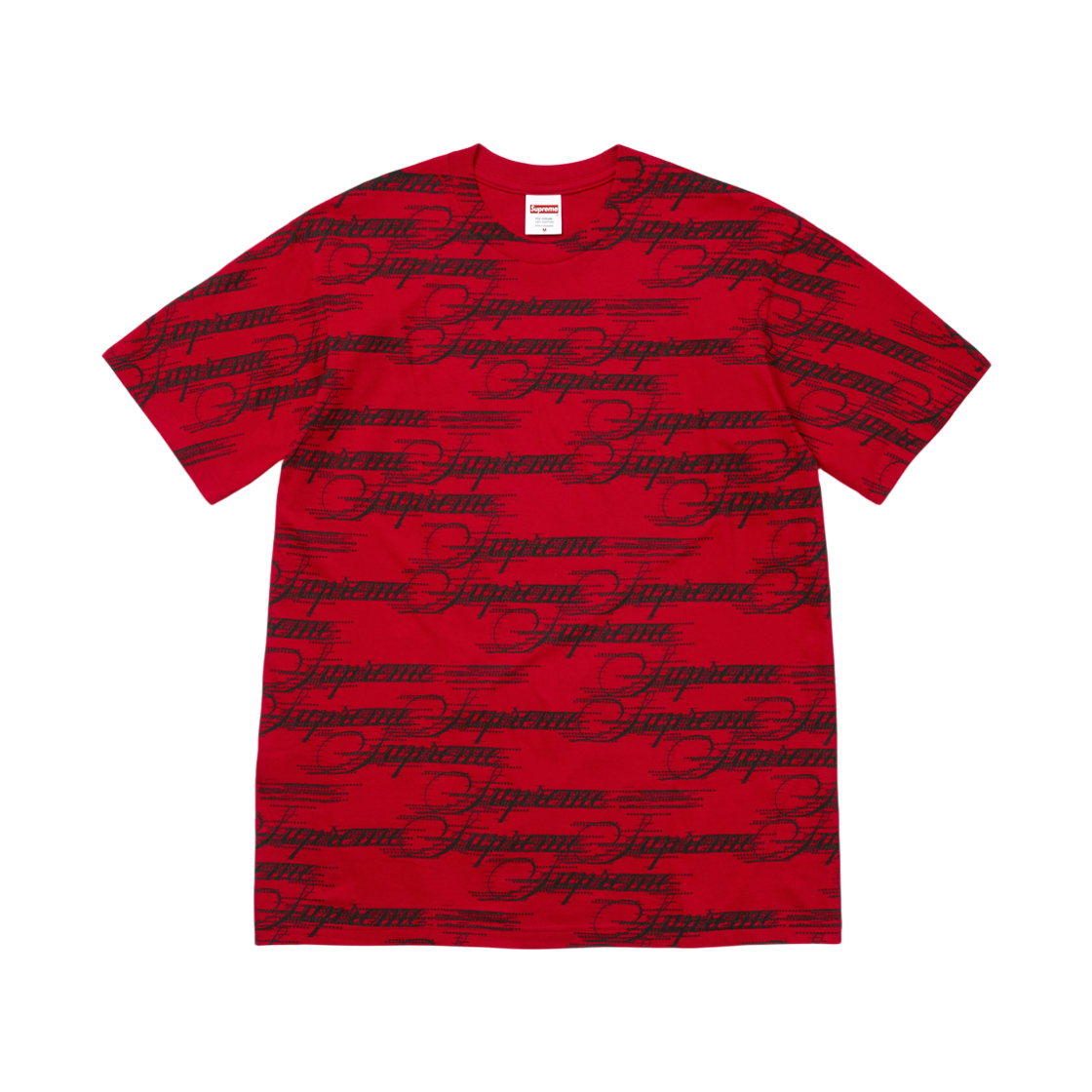 슈프림 스크립트 티셔츠 레드 - 26FW(Supreme Script T-Shirt Red - 26FW) - 1
