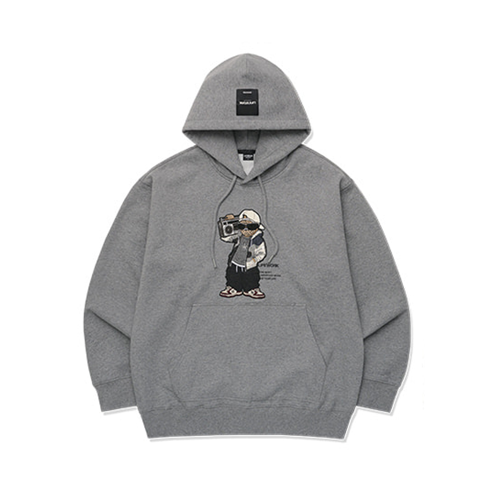 라이프워크 붐박스 힙독 아플리케 후드 티셔츠_LW263HD107(Lifework Boombox Hipdog Applique Hoodie T-shirt_LW263HD107) - 4