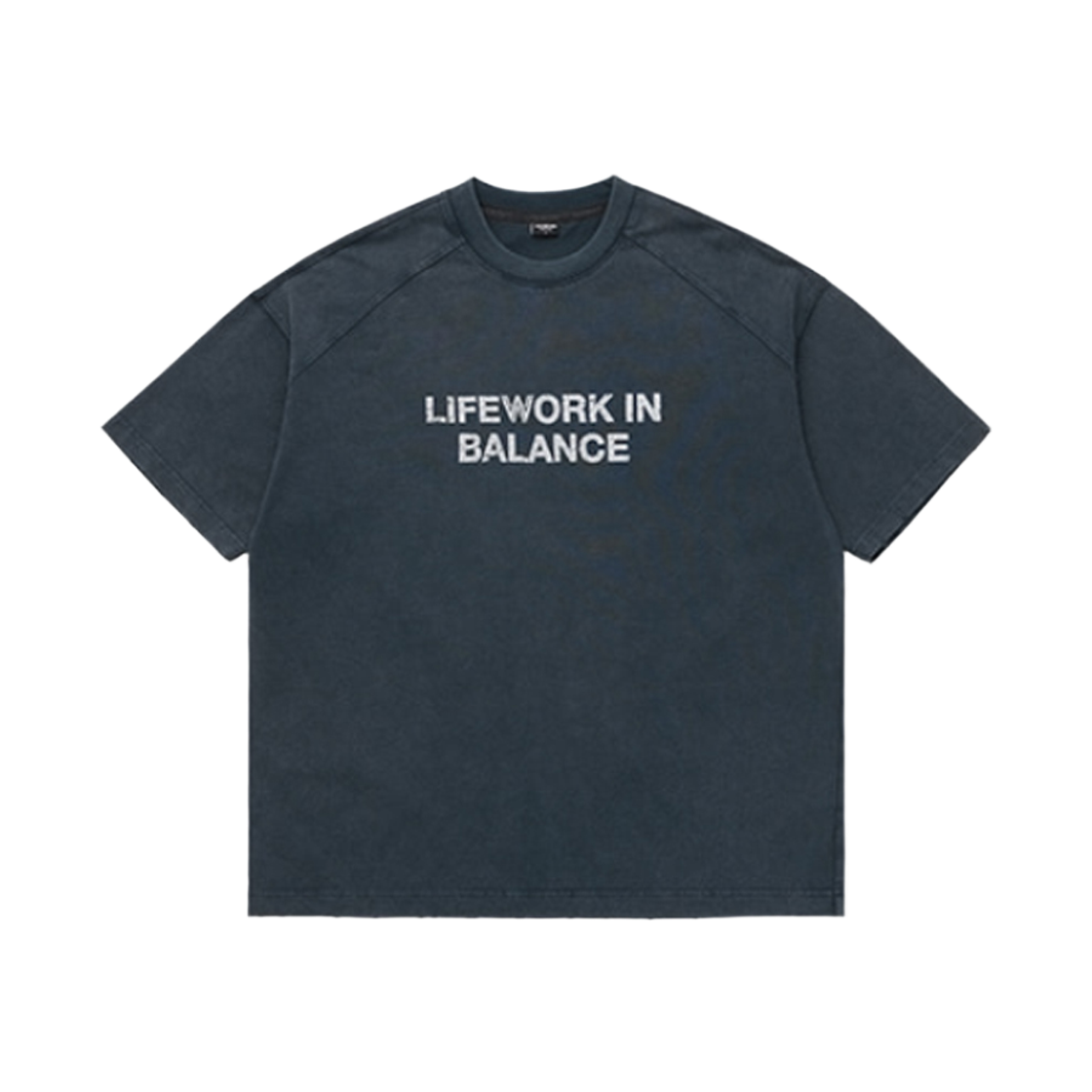 라이프워크 빈티지 밸런스 프린트 반팔 티셔츠_LW262TS423(Lifework Vintage Balance Print Short-Sleeve T-Shirt_LW262TS423) - 4