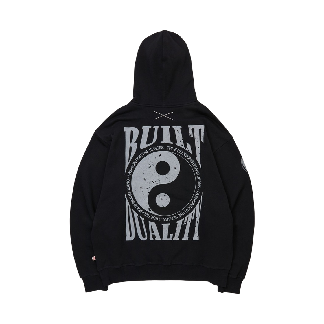 TRB4HDU301BBK True Religion Yinyang Hoodie - Black