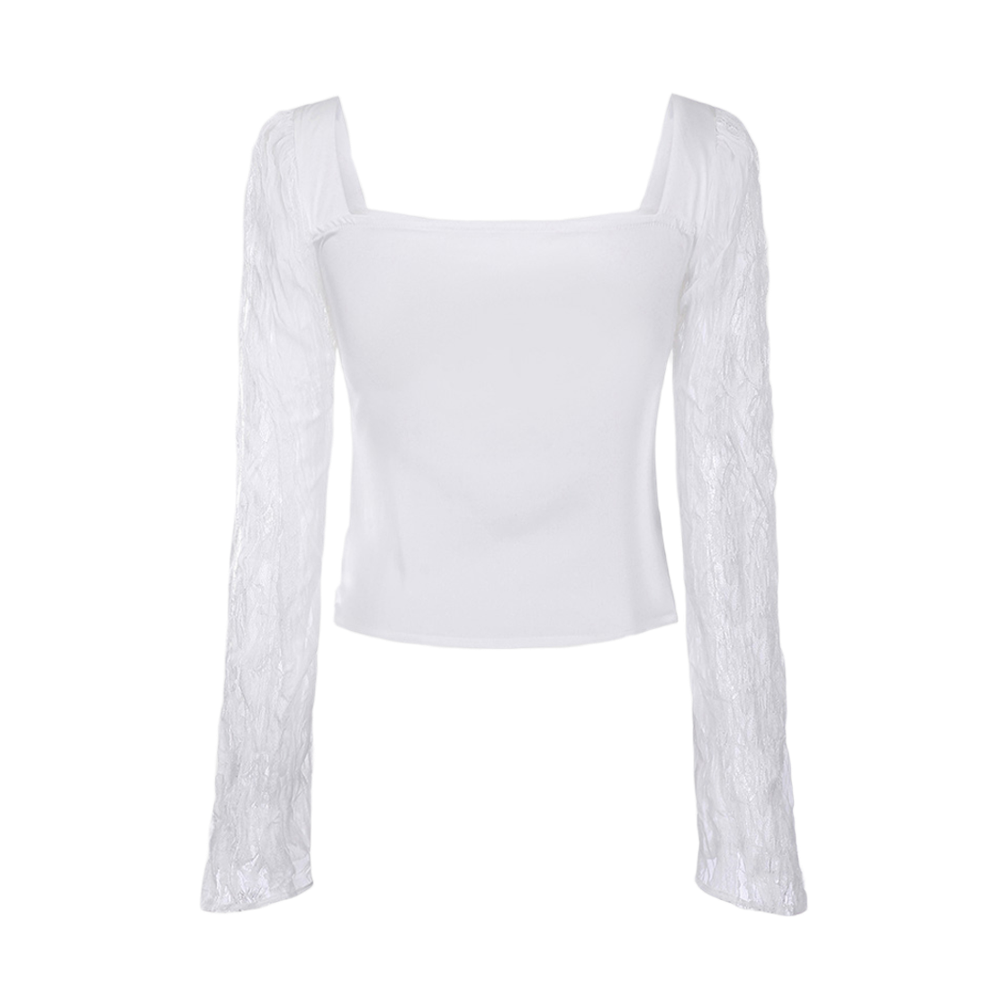 쇠아 [리미티드] 언더라인 후크 슬릿 새틴 블라우스 화이트(SØAR [LIMITED] Underline Hook Slit Satin Blouse White) - 2