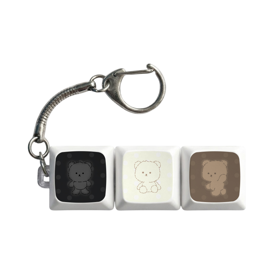 E2607_0280 EARPEARP Tiny Covy 3-Keycap Keyring