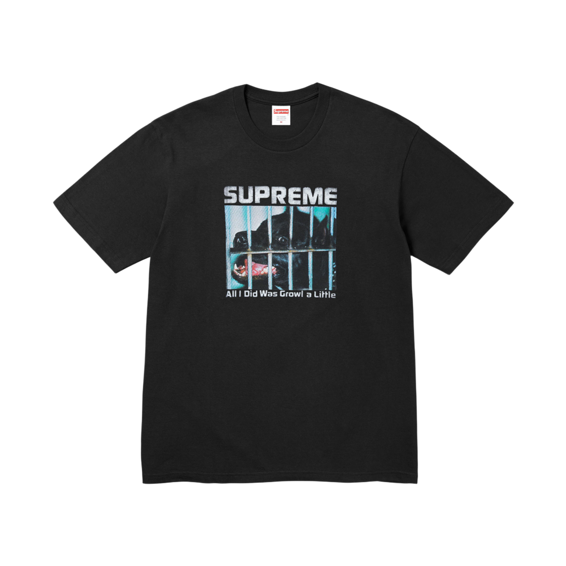 슈프림 그라울 티셔츠 블랙 - 26FW(Supreme Growl T-Shirt Black - 26FW) - 1