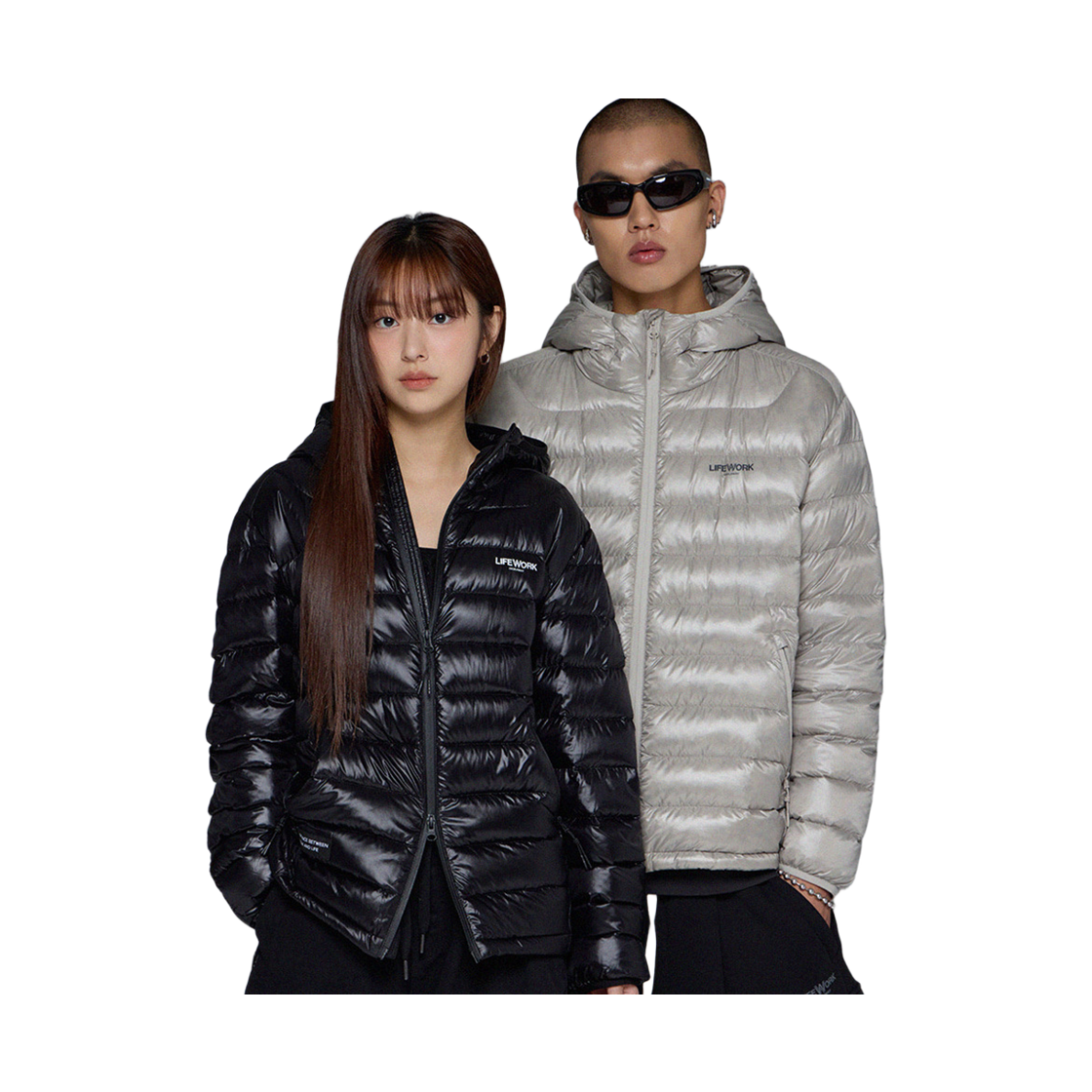라이프워크 Lite 글로시 후드 다운 점퍼_LW254DJ101(Lifework Lite Glossy Hooded Down Jumper_LW254DJ101) - 2