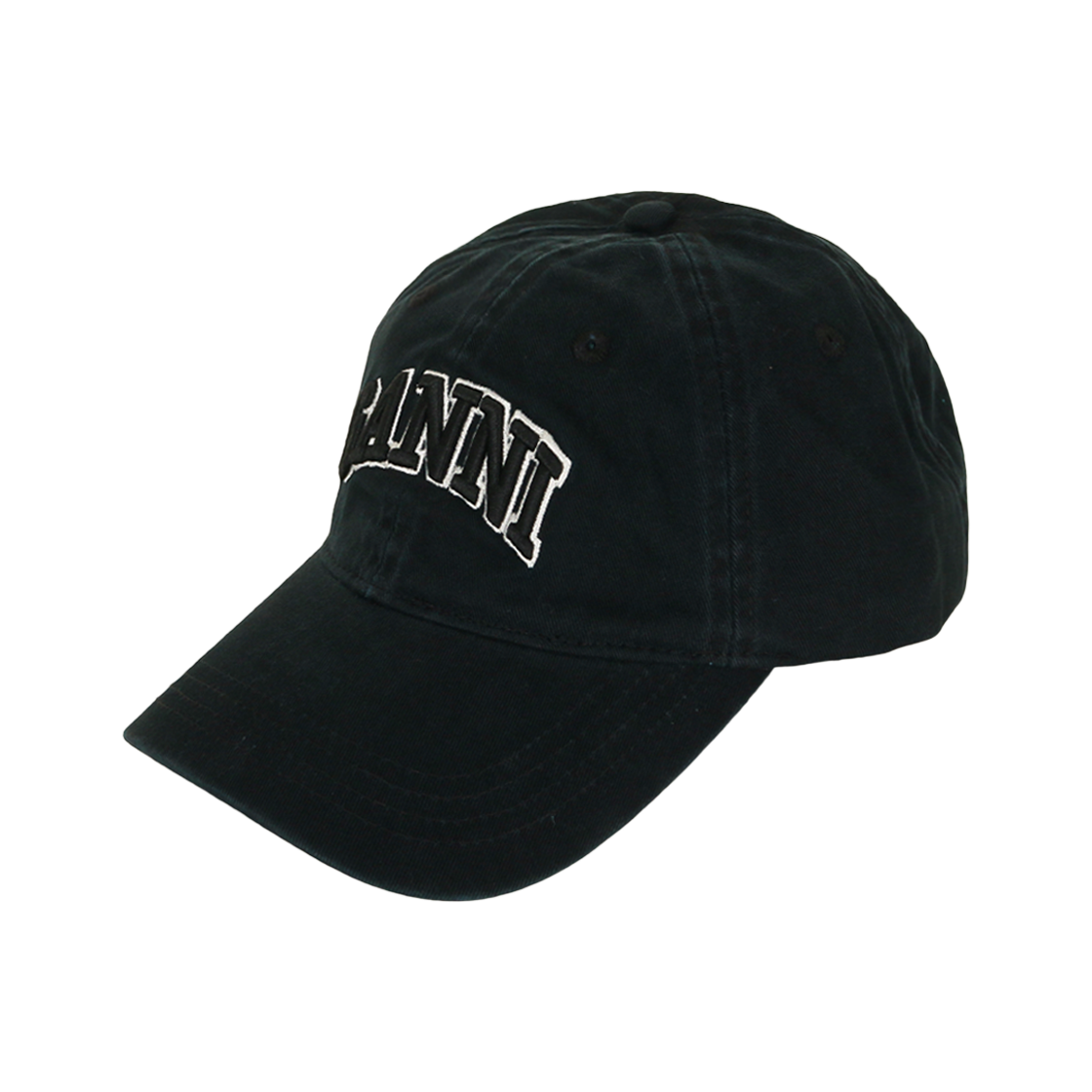 A6900 099 [15% 쿠폰] Ganni Canvas Cap Black