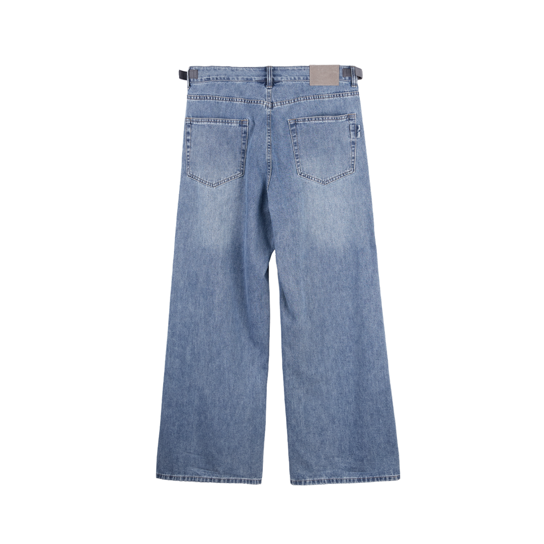 폴리테루 엉클 컷 진 워시드 블루(Polyteru Uncle Cut Jeans Washed Blue) - 2