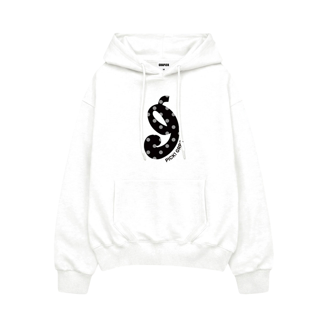 GRPI_6002-WH GRAPICK Kiki Oversized fit hooded t-shirt 5 Color [GRPI_6002]_White