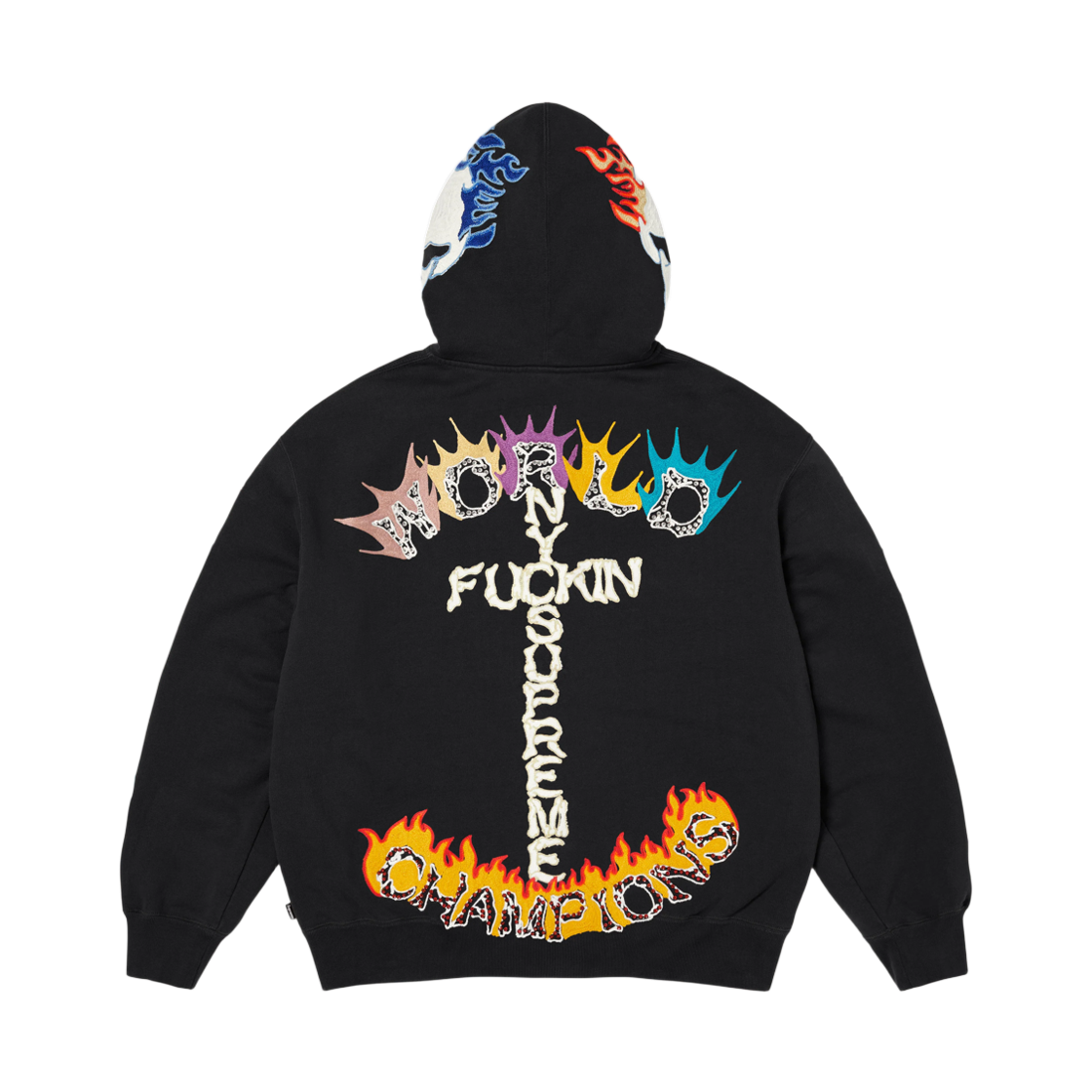 슈프림 퍽 유 집업 후드 스웨트셔츠 블랙 - 26FW(Supreme Fuck You Zip Up Hooded Sweatshirt Black - 26FW) - 3