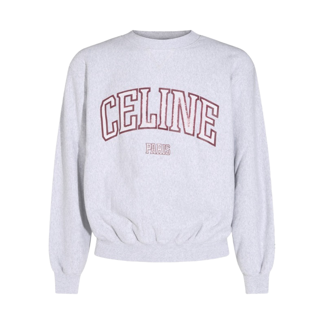 RY14D4N27-GOZ7 (W) Celine Print Loose Sweatshirt Grey Marron