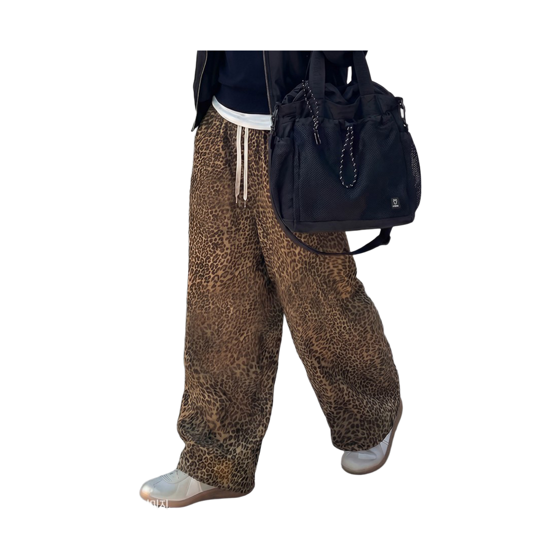 라이프워크 LW3 호피 울오버 밴딩 팬츠_LW261WL752(Lifework LW3 Leopard Wool Over Banding Pants_LW261WL752) - 2
