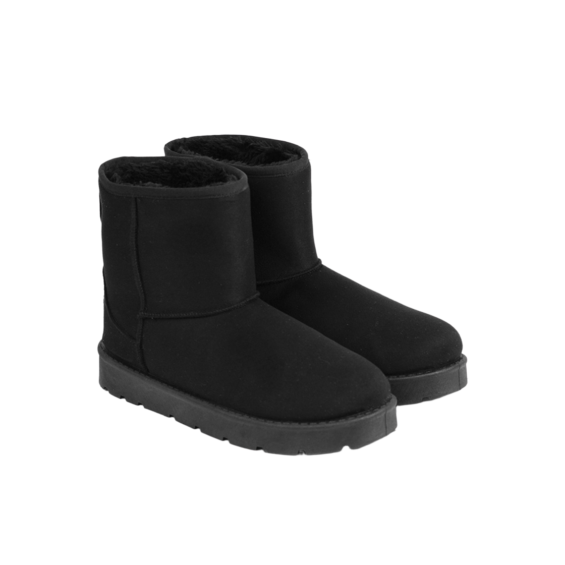 누아트 스튜디오 에토 클래식 스웨이드 퍼 미드 부츠 블랙(NUARTSTUDIO ETO Classic Suede Fur Mid Boots Black)