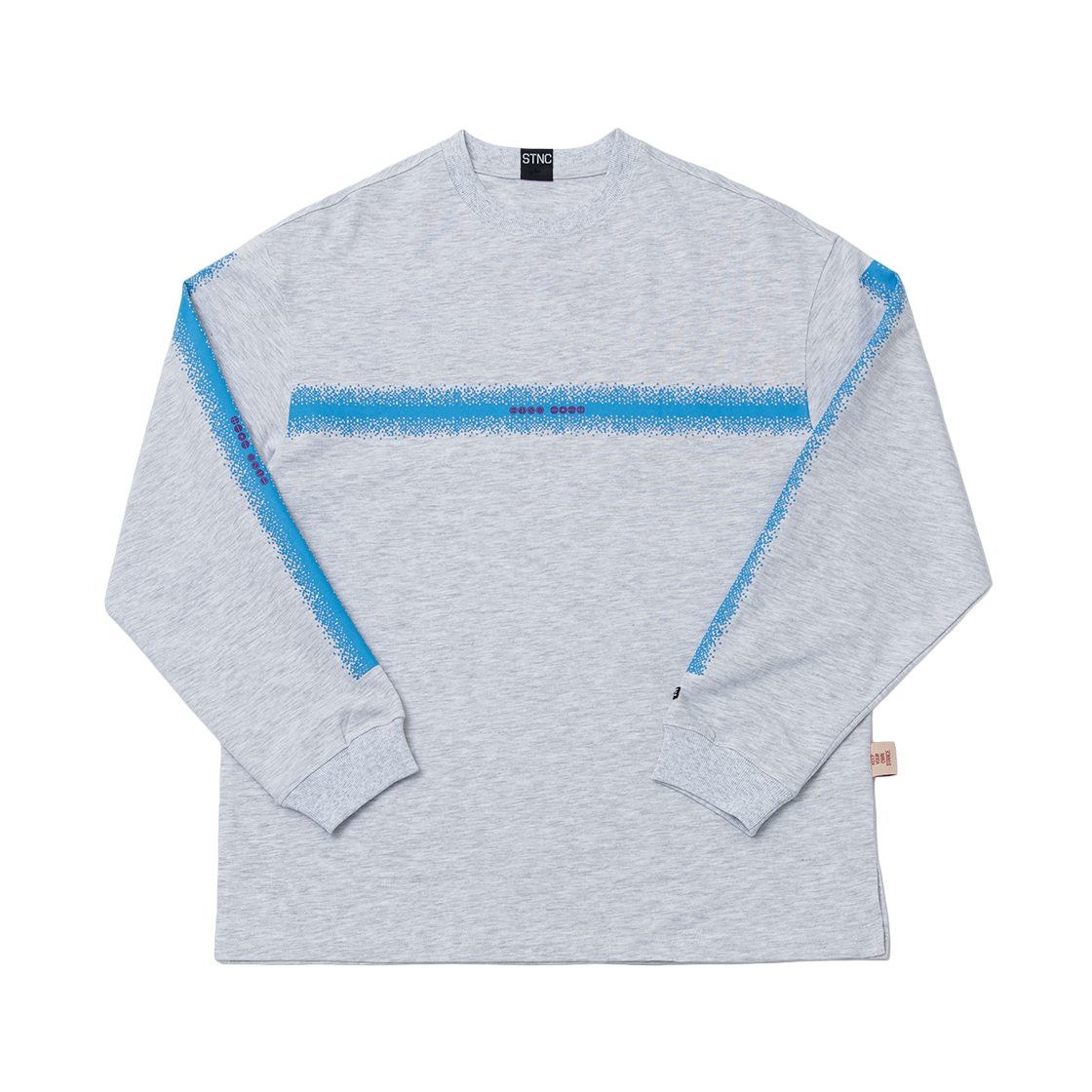 ST26FWMJLS003-HEATHER_GREY STANCE SEOUL Digital Wave Season Long Sleeve (Heather Grey)