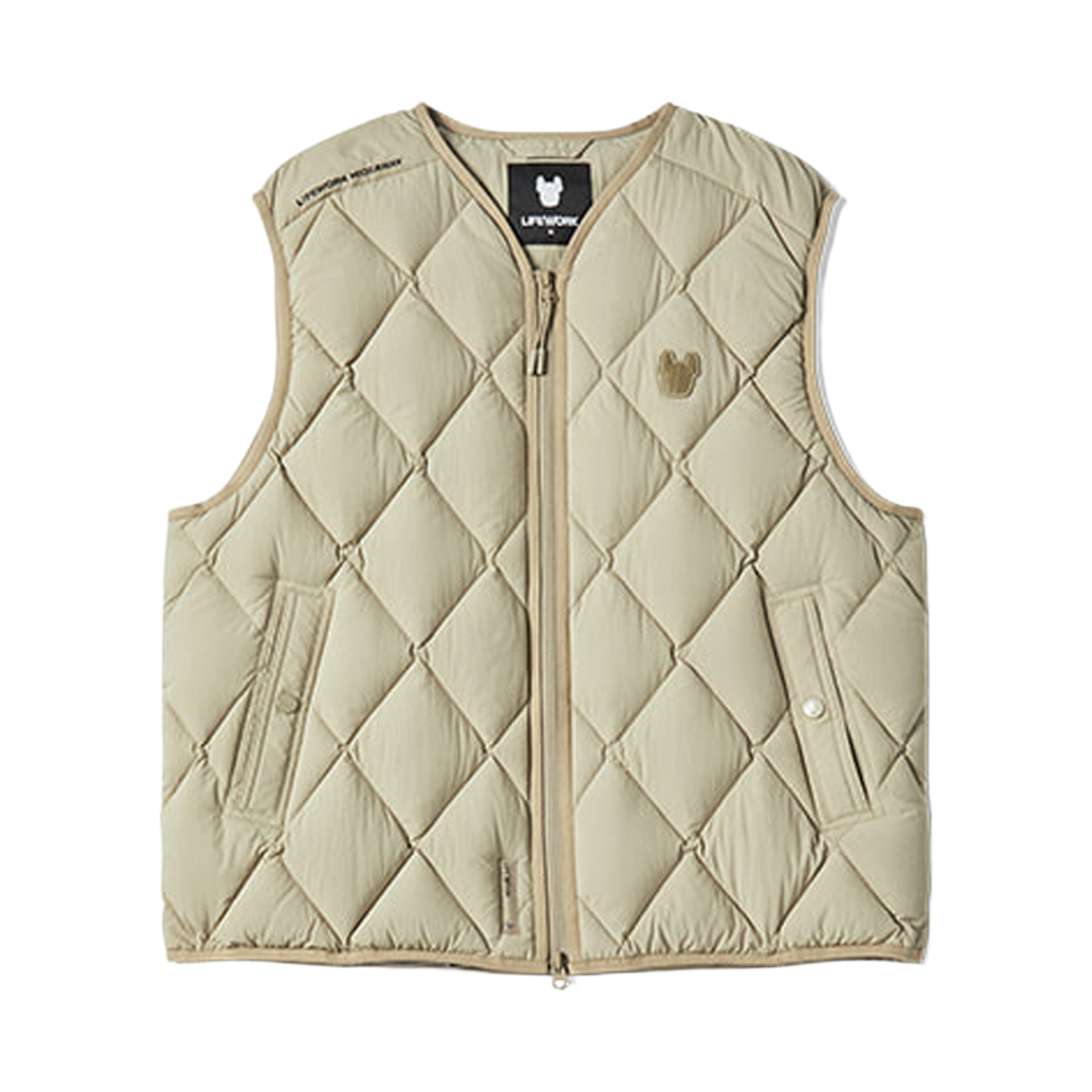 라이프워크 Lite 라독 와펜 퀼팅 다운 베스트_LW254DV300(Lifework Lite Radog Wappen Quilted Down Vest_LW254DV300) - 4
