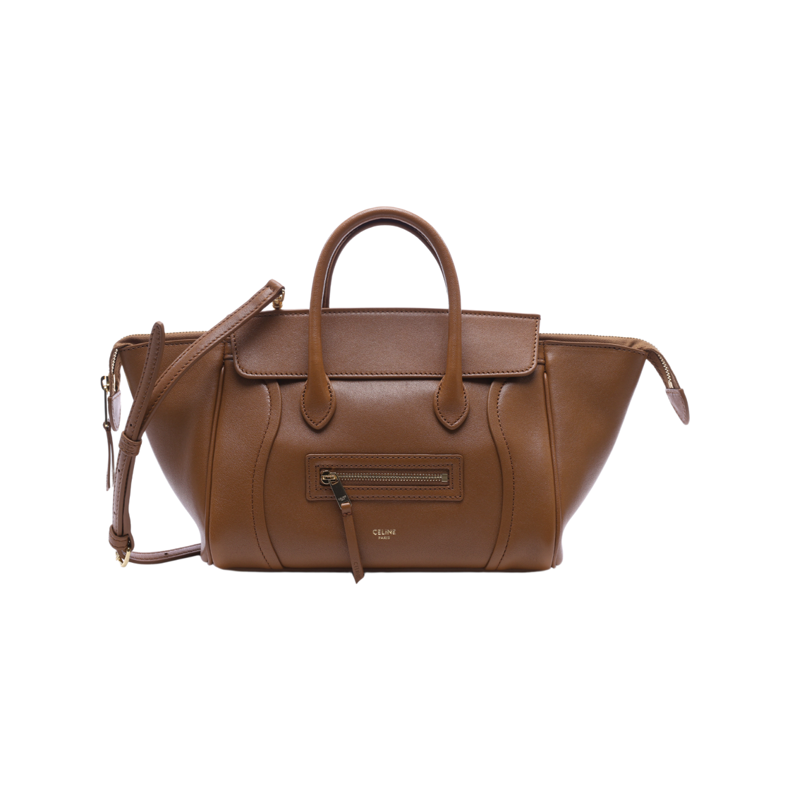 [15% 쿠폰] 셀린느 스몰 뉴 러기지 서플 샤이니 램스킨 소프트 탄([15% 쿠폰] Celine Small New Luggage in Supple Shiny Lambskin Soft Tan) - 2