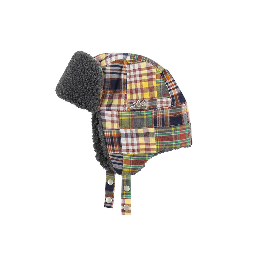 SL263OHWOT01PK [5% 적립] sunlovetour Patchwork Trooper Hat Pink