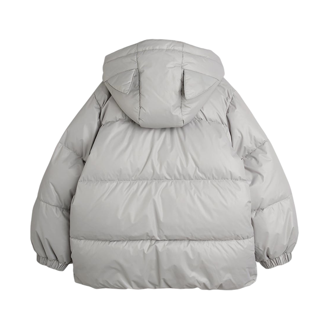 (키즈) 미니 로디니 캣 이어 헤비 푸퍼 그레이((Kids) Mini Rodini Cat Ears Heavy Puffer Grey) - 2