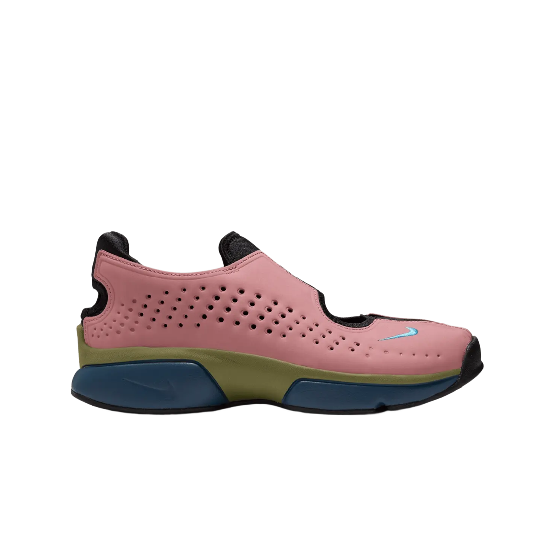 IV7715-600 (W) Nike Rift 2 Suede Red Stardust and Pacific Moss