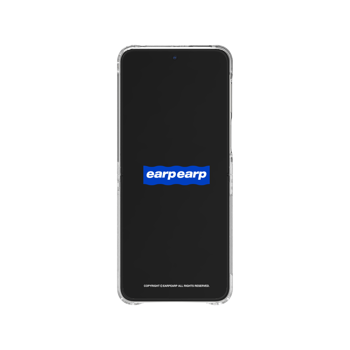 어프어프 티니 치치 갤럭시 Z플립 클리어하드 케이스(EARPEARP Tiny Chichi Galaxy Z Flip Clear Hard Case) - 4