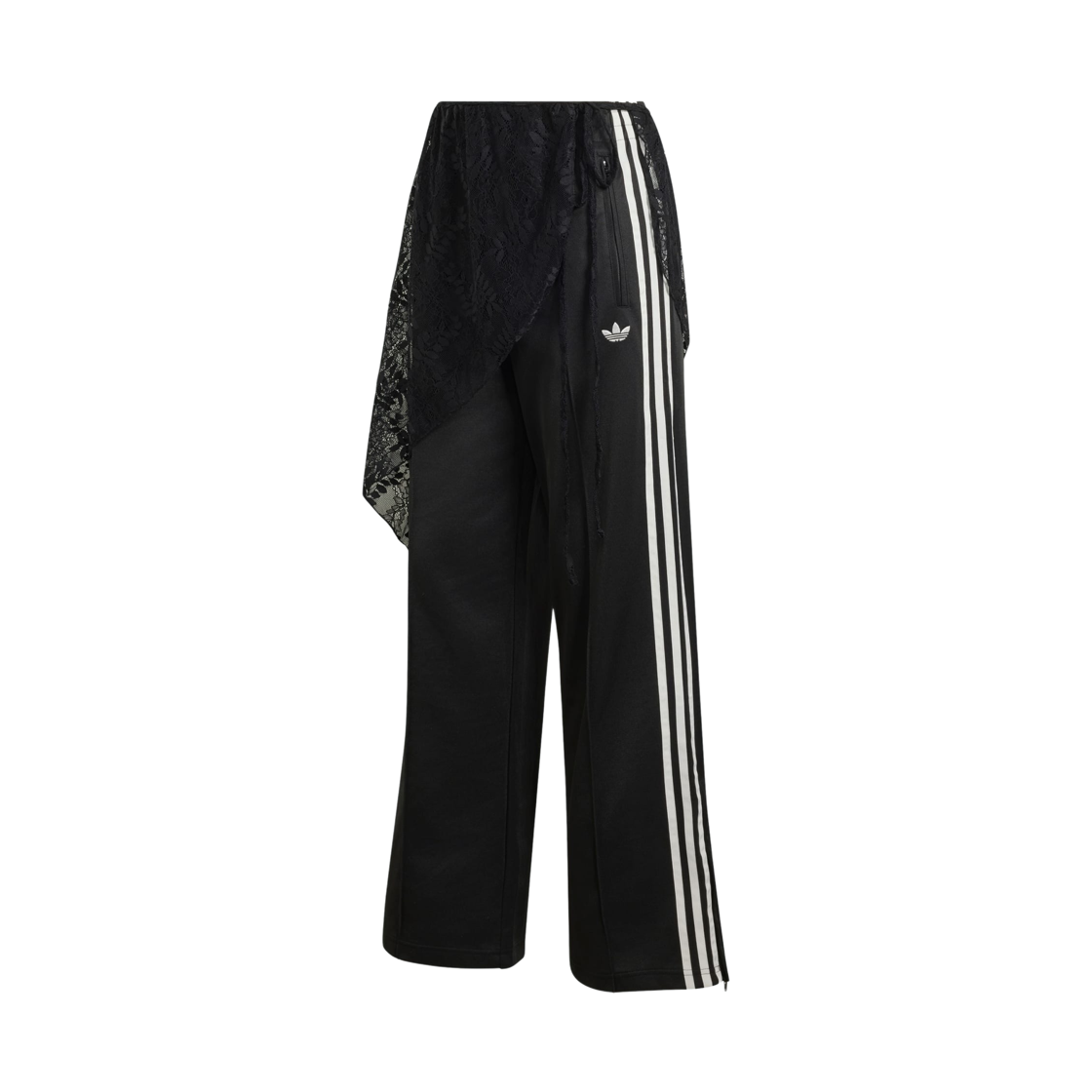 LG4271 (W) Adidas Originals 2-in-1 Firebird Loose Track Pants with Lace Skirt Black - KR Sizing