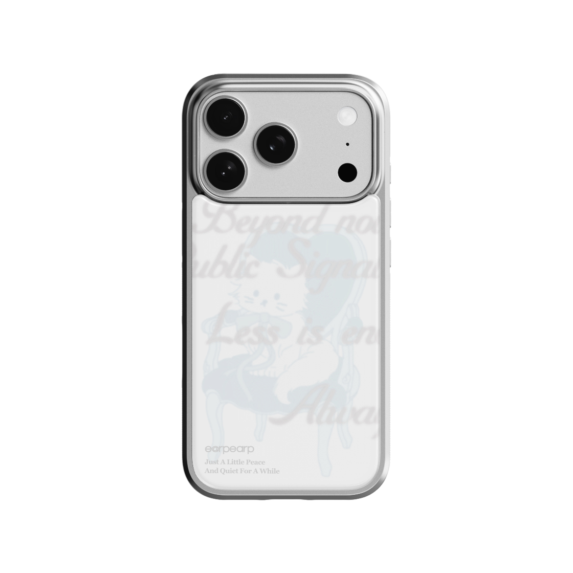 어프어프 블러리 치치 에폭시 케이스 실버(EARPEARP Blurry Chichi Epoxy Case Silver)