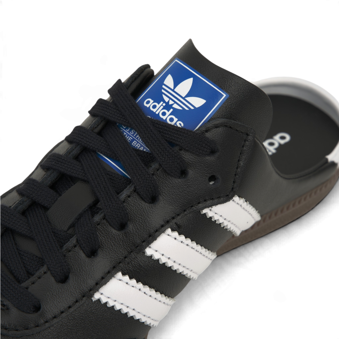 (W) 아디다스 삼바 OG 뮬 코어 블랙 클라우드 화이트((W) Adidas Samba OG Mule Core Black Cloud White) - 7