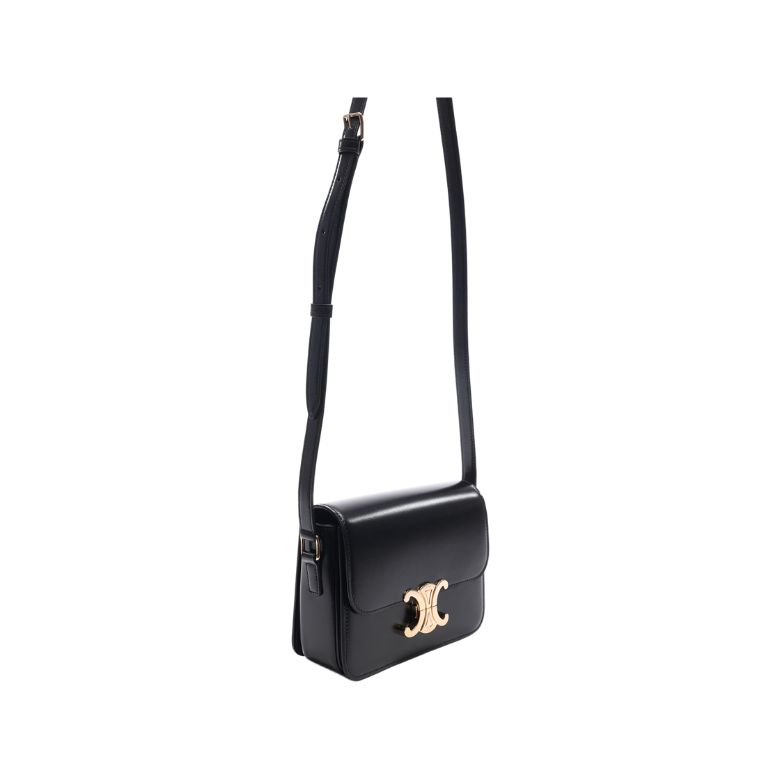 [15% 쿠폰] 셀린느 샤이니 카프스킨 틴 트리옹프 백 블랙([15% 쿠폰] Celine Teen Triomphe Bag in Shiny Calfskin Black) - 3