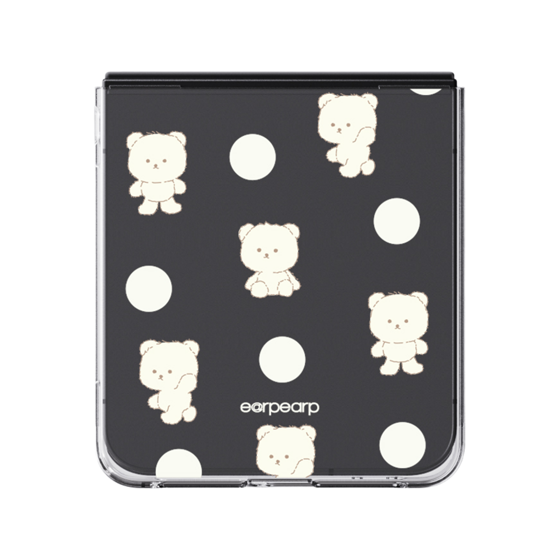 어프어프 티니 코비 갤럭시 Z플립 클리어하드 케이스(EARPEARP Tiny Covy Galaxy Z Flip Clear Hard Case) - 2