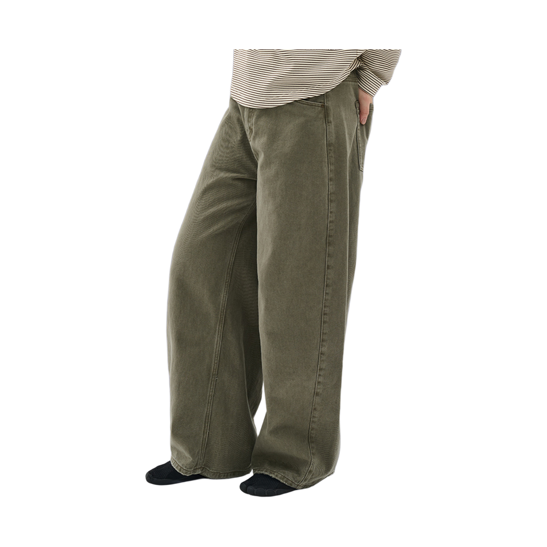 라이프워크 LW2 빈티지 커브드 팬츠_LW263WL720(Lifework LW2 Vintage Curved Pants_LW263WL720) - 2