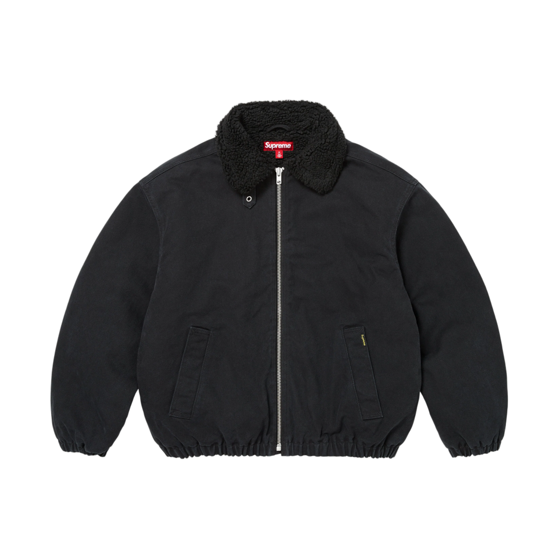 - Supreme Faux Shearling Lined Bomber Jacket Black - 26FW