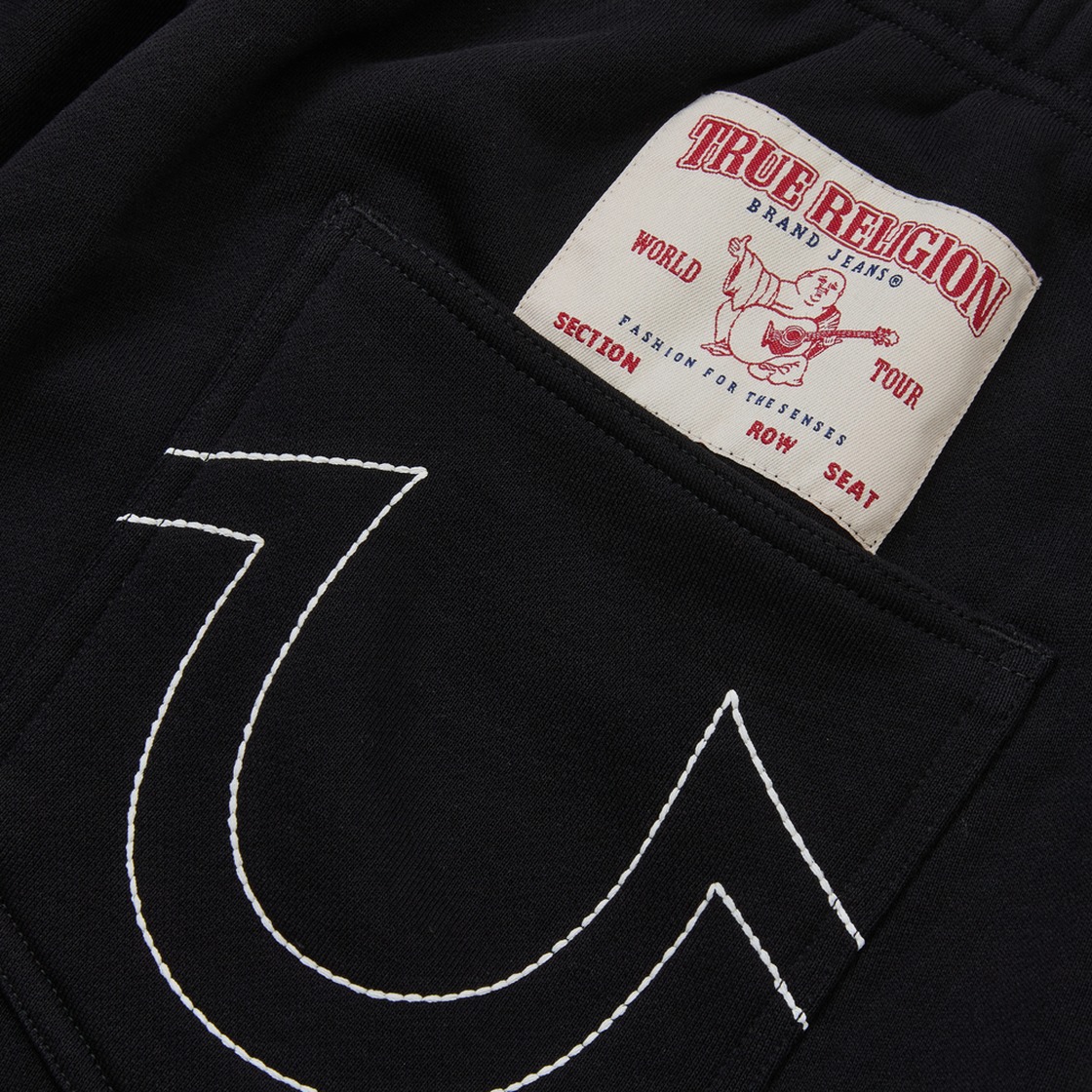트루릴리젼 글로리어스 스트레이트 스웨트팬츠 - 블랙(True Religion Glorious Straight Sweat Pants - Black) - 3